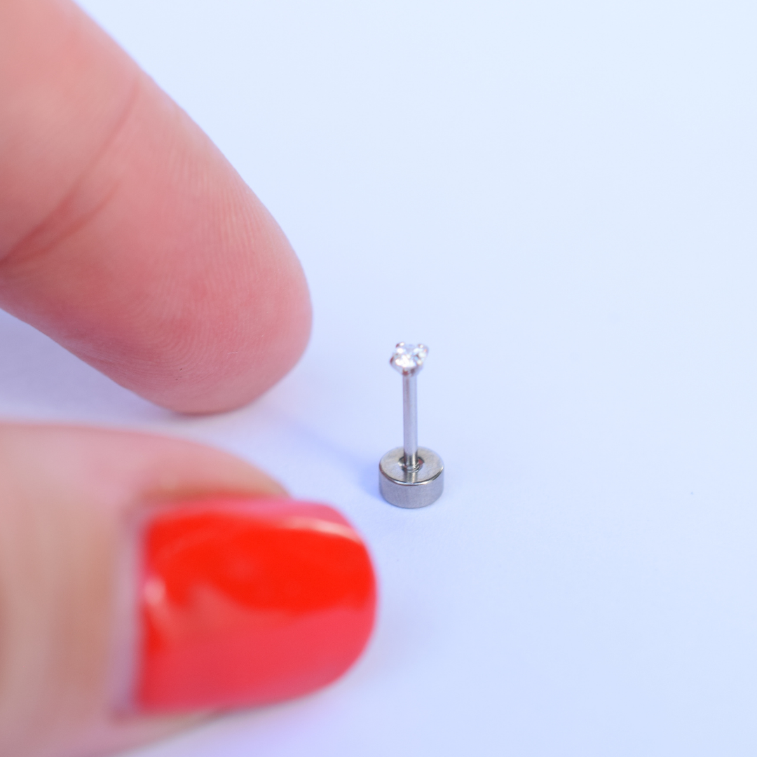 2mm Mini Diamond style studs - Gold