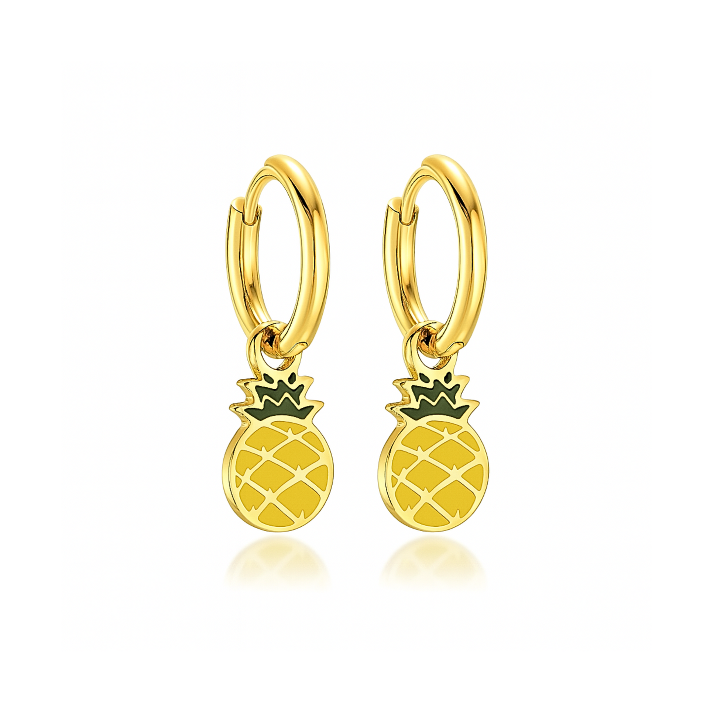 Juicy pineapple hoops
