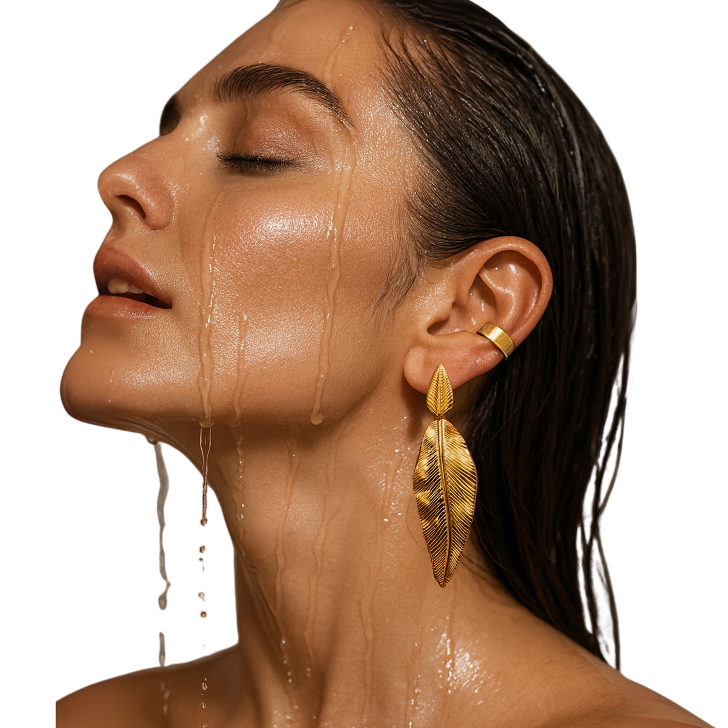 3mm Ear cuff - Gold