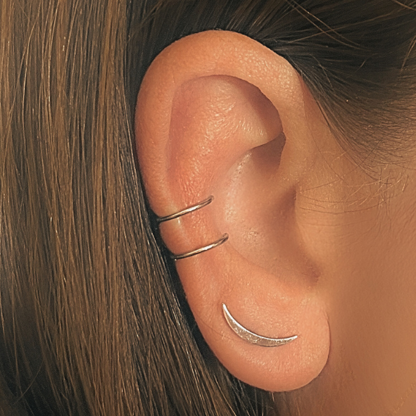 2 bar cuffs - Silver