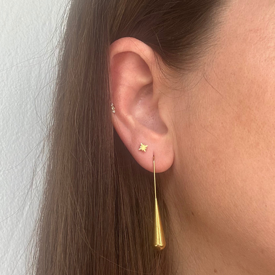 Water drop studs - Silver