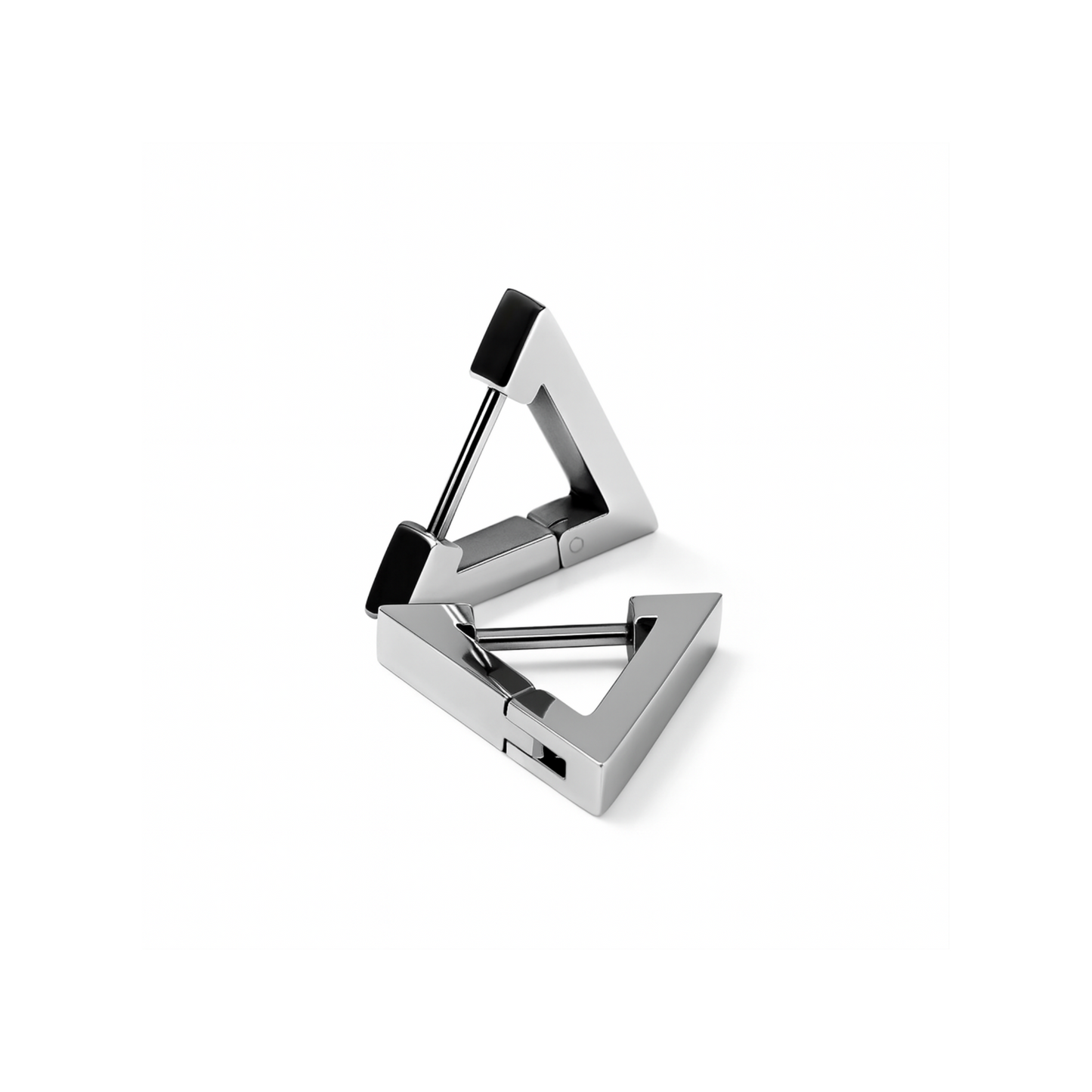 Triangle hoops - Silver