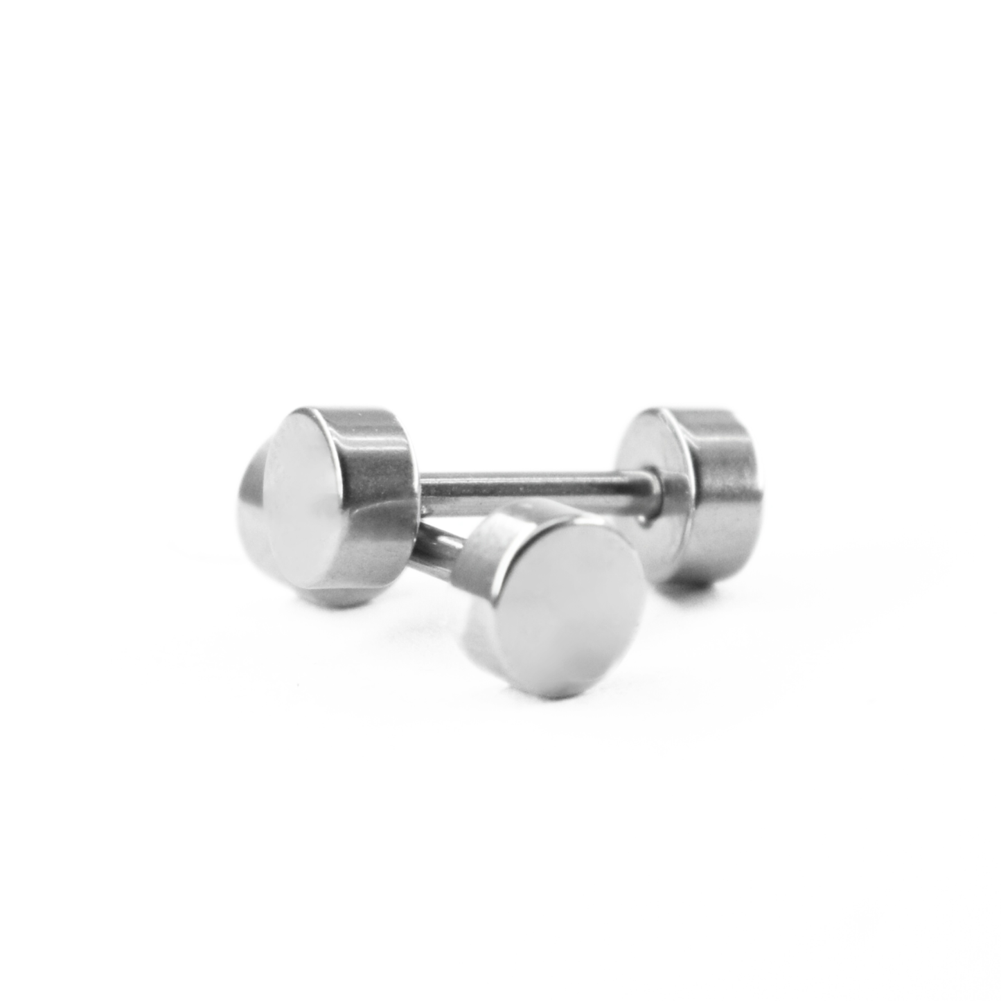 4mm Double studs - Silver - TheEarringCollective