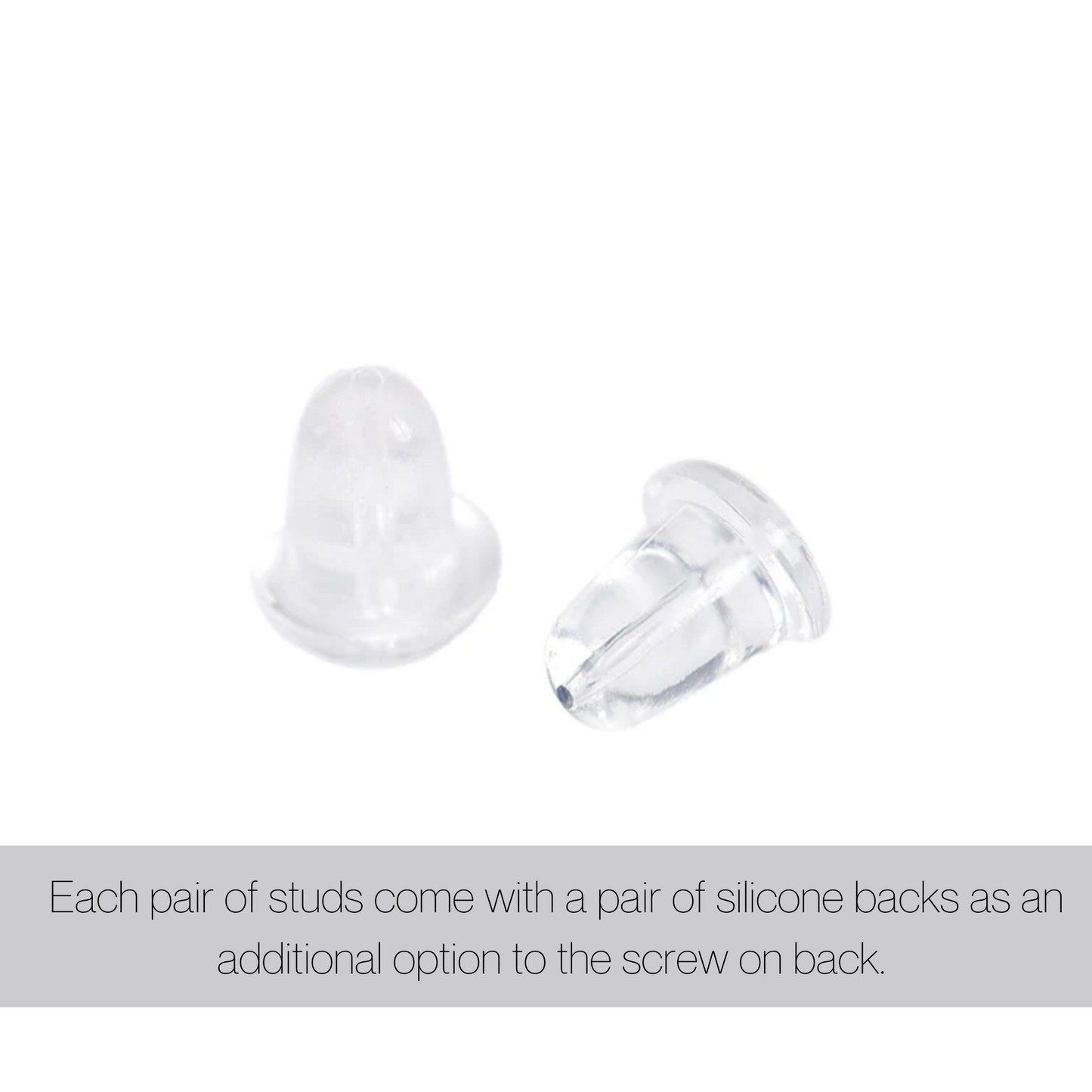 6mm Double studs - Silver - TheEarringCollective