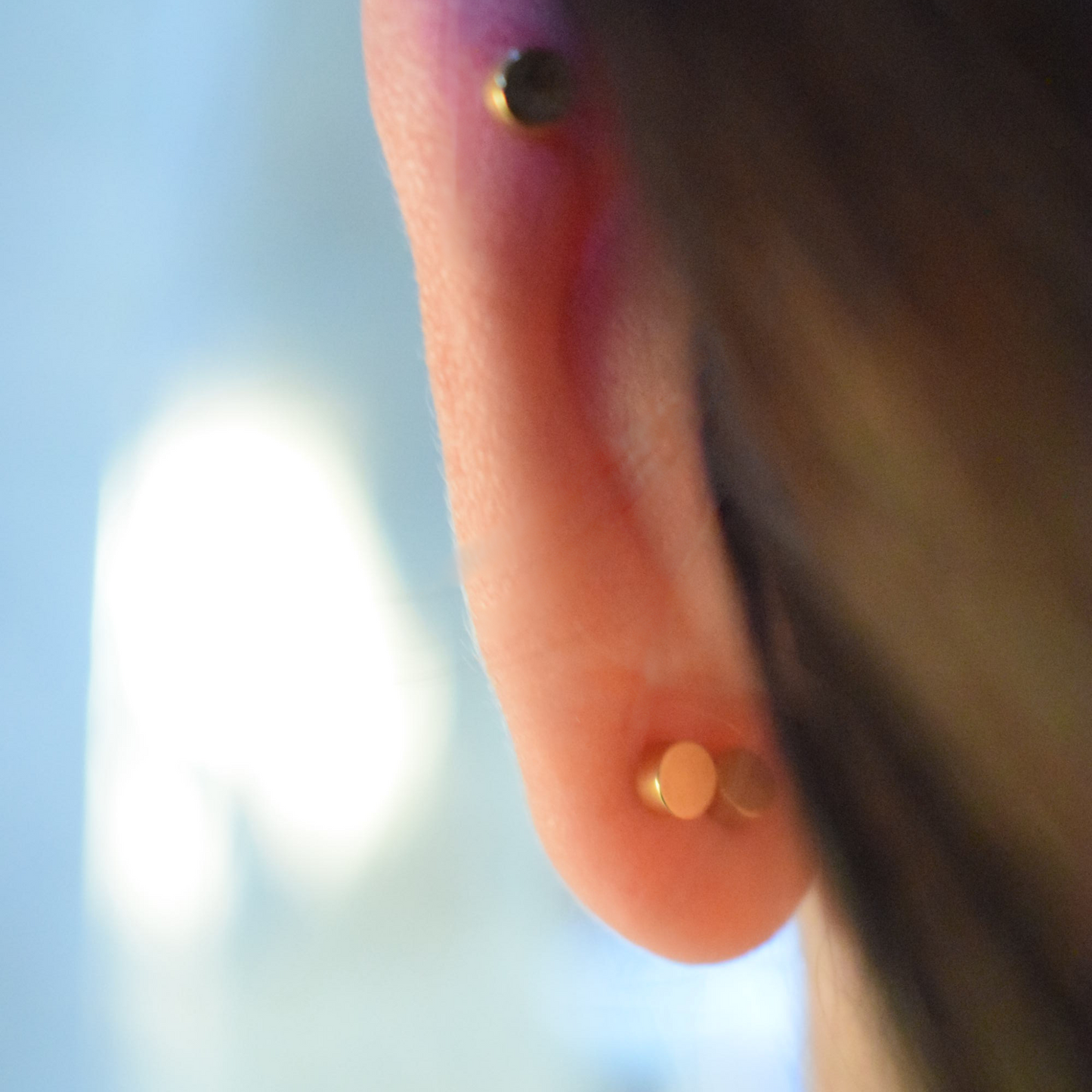 6mm Double studs - Silver - TheEarringCollective