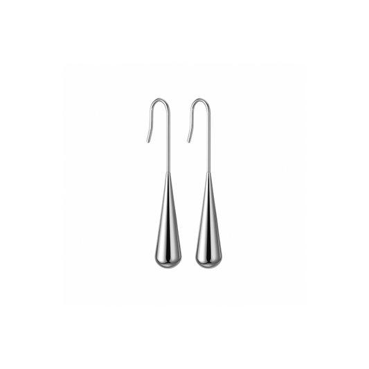 Water drop studs - Silver
