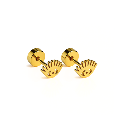 Pretty eyes studs - Gold