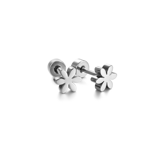 Daisy studs - Silver