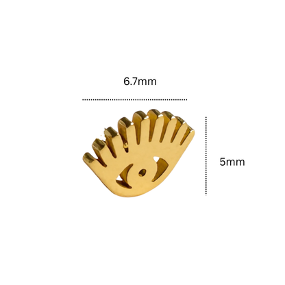 Pretty eyes studs - Gold