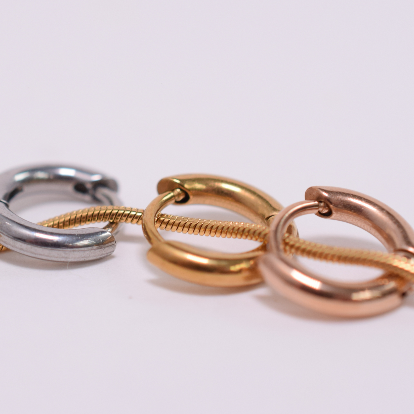 6mm Mini classic hoops - Gold