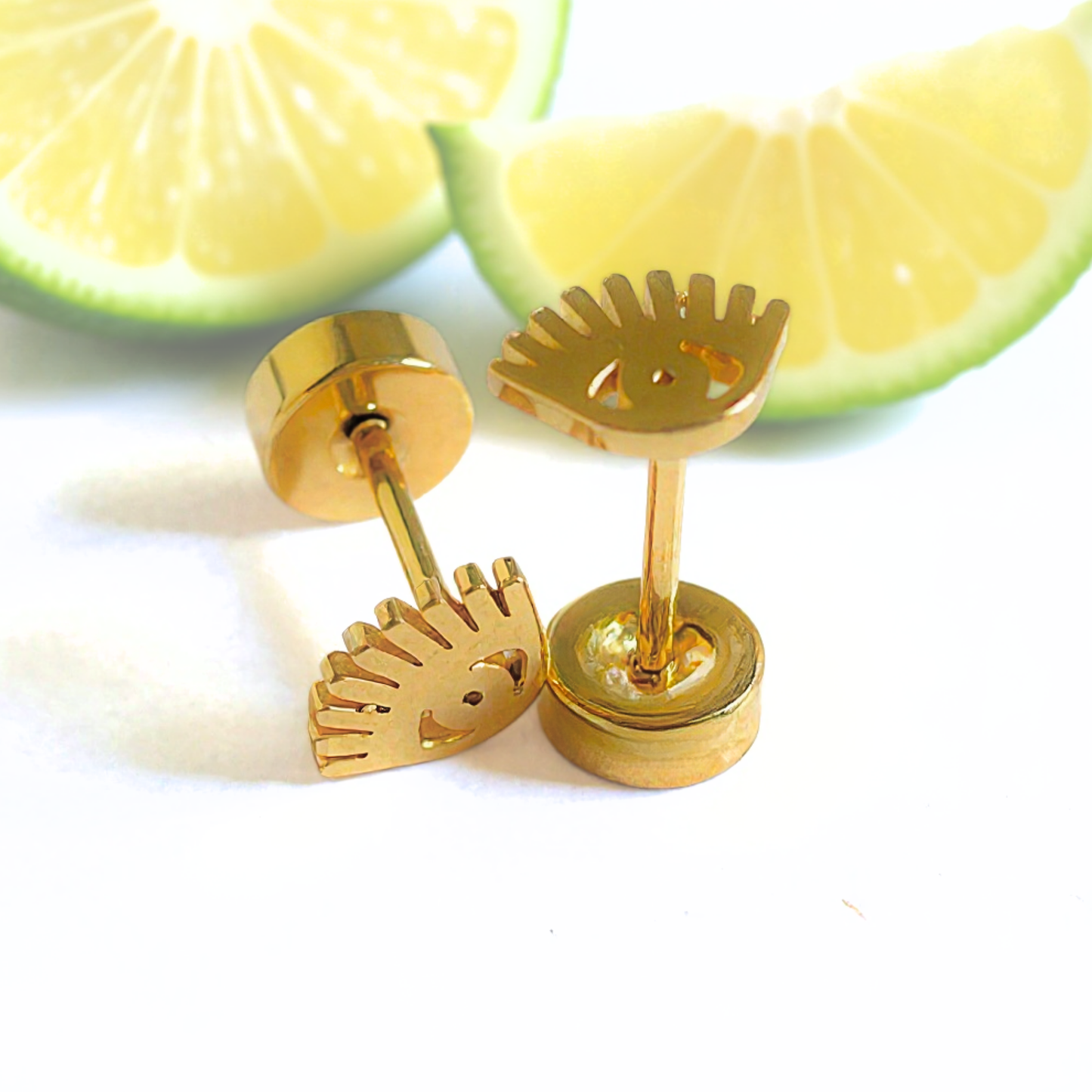 Pretty eyes studs - Gold