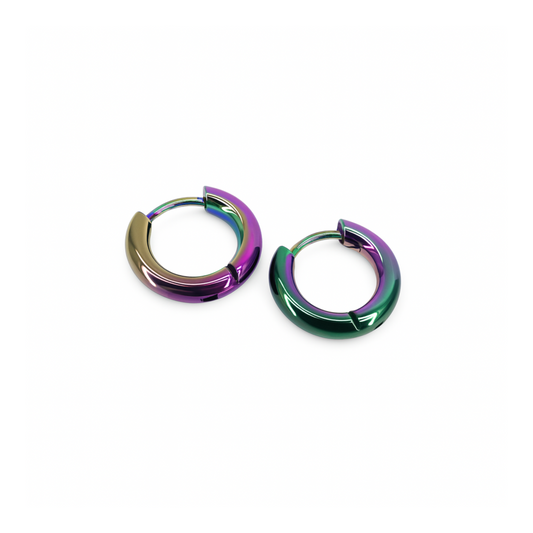 8mm Rainbow hoops