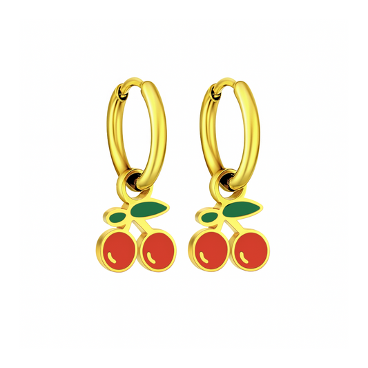 Juicy cherry hoops - Gold