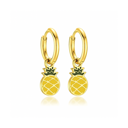 Juicy pineapple hoops