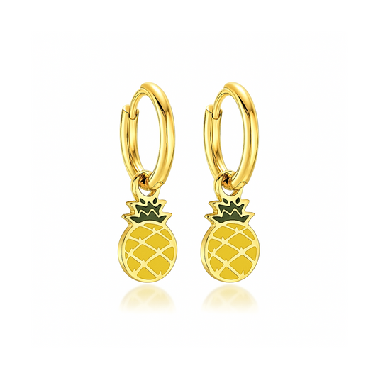 Juicy pineapple hoops
