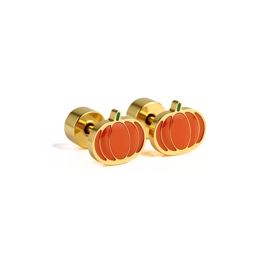 Pumpkin studs - Gold