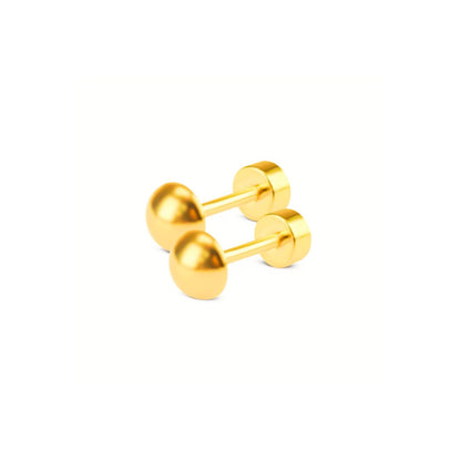 5mm Half ball studs - Gold