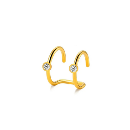 Diamond ear cuff - Gold