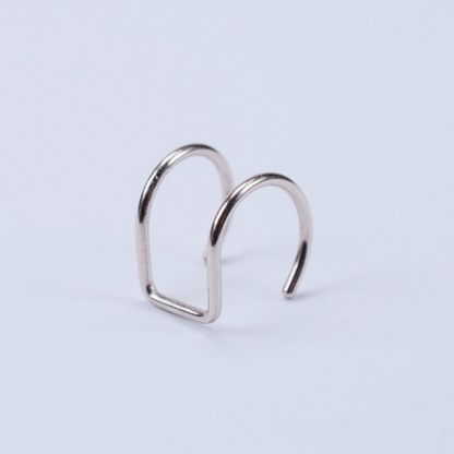 2 bar cuffs - Silver