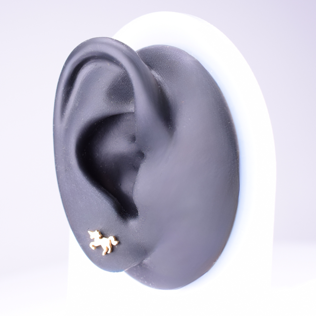 Unicorn studs - Gold