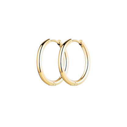 16mm Classic hoops - Gold