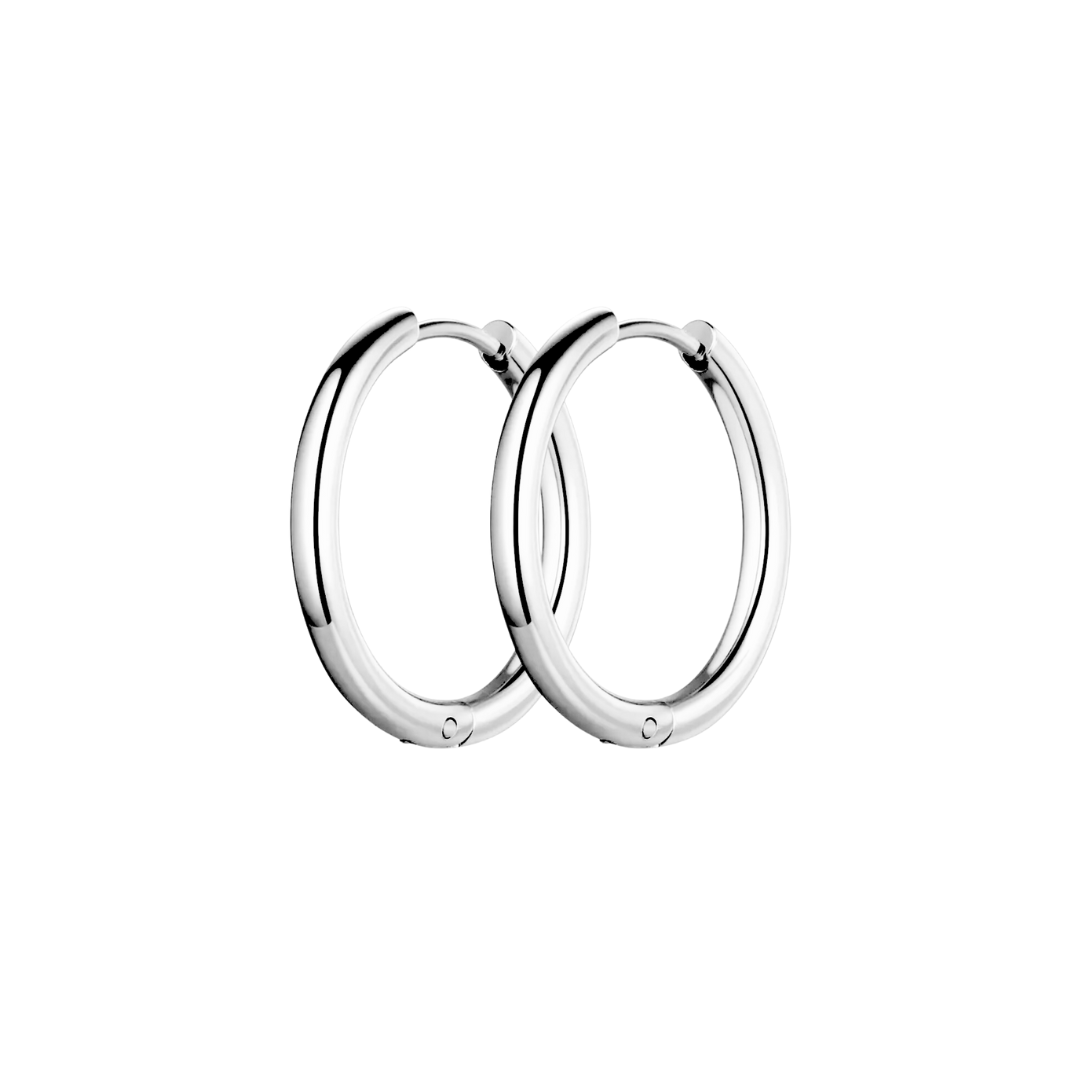 16mm Classic hoops - Silver