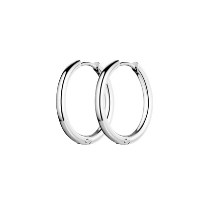 16mm Classic hoops - Silver