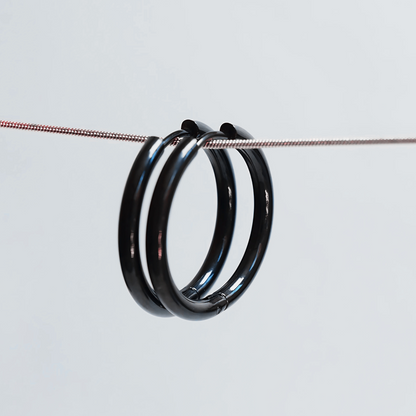 20mm Classic hoops - Silver