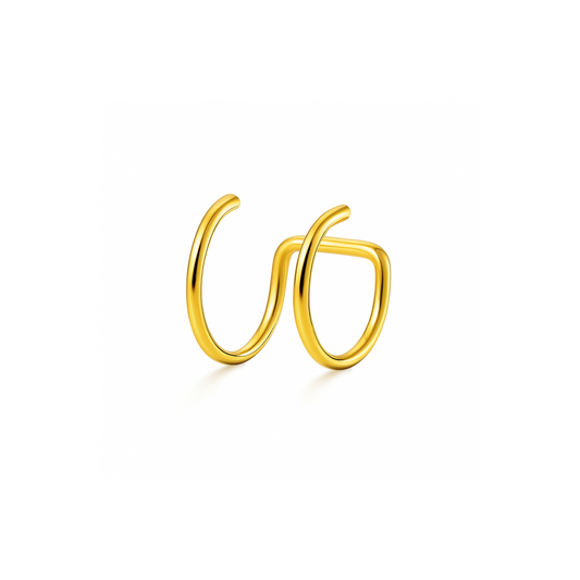 2 bar cuffs - Gold