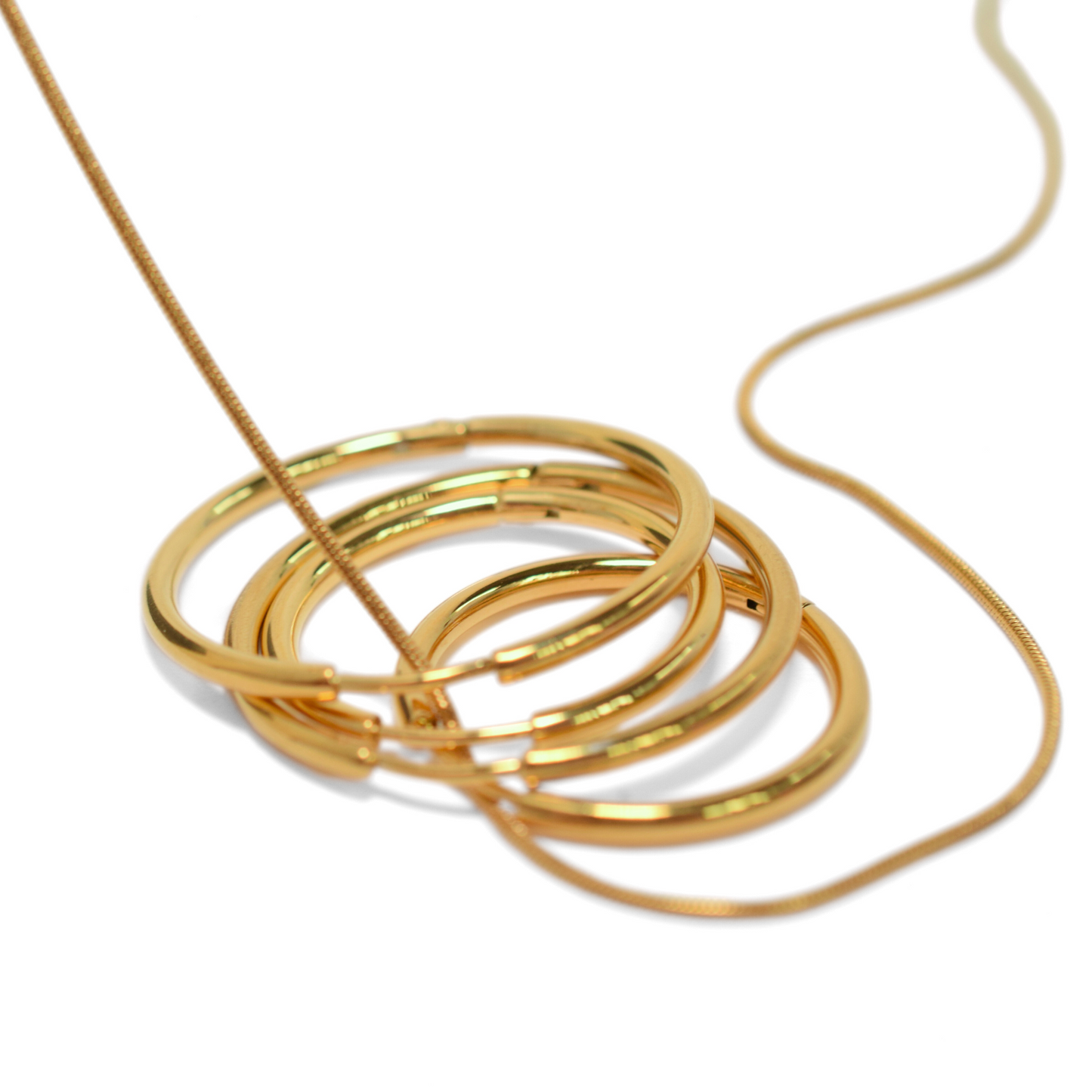 20mm slim style hoops - Gold