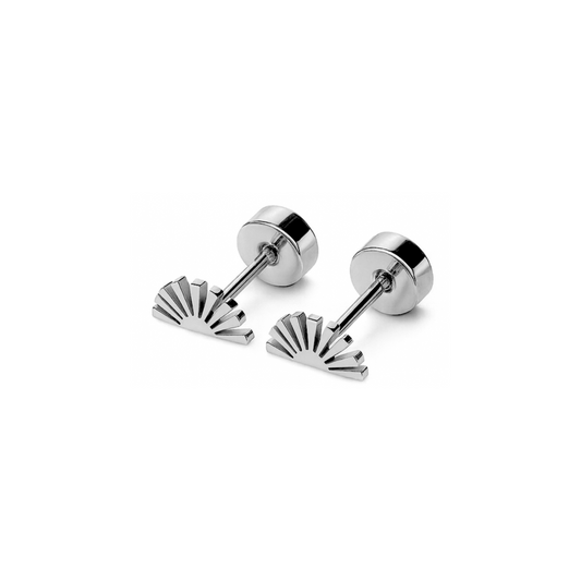 Tiny sunshine studs - Silver
