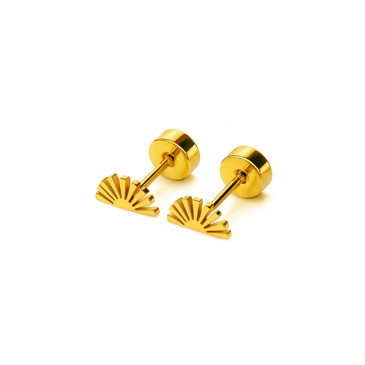 Tiny sunshine studs - Gold