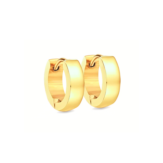 10mm Chunky hoops - Gold