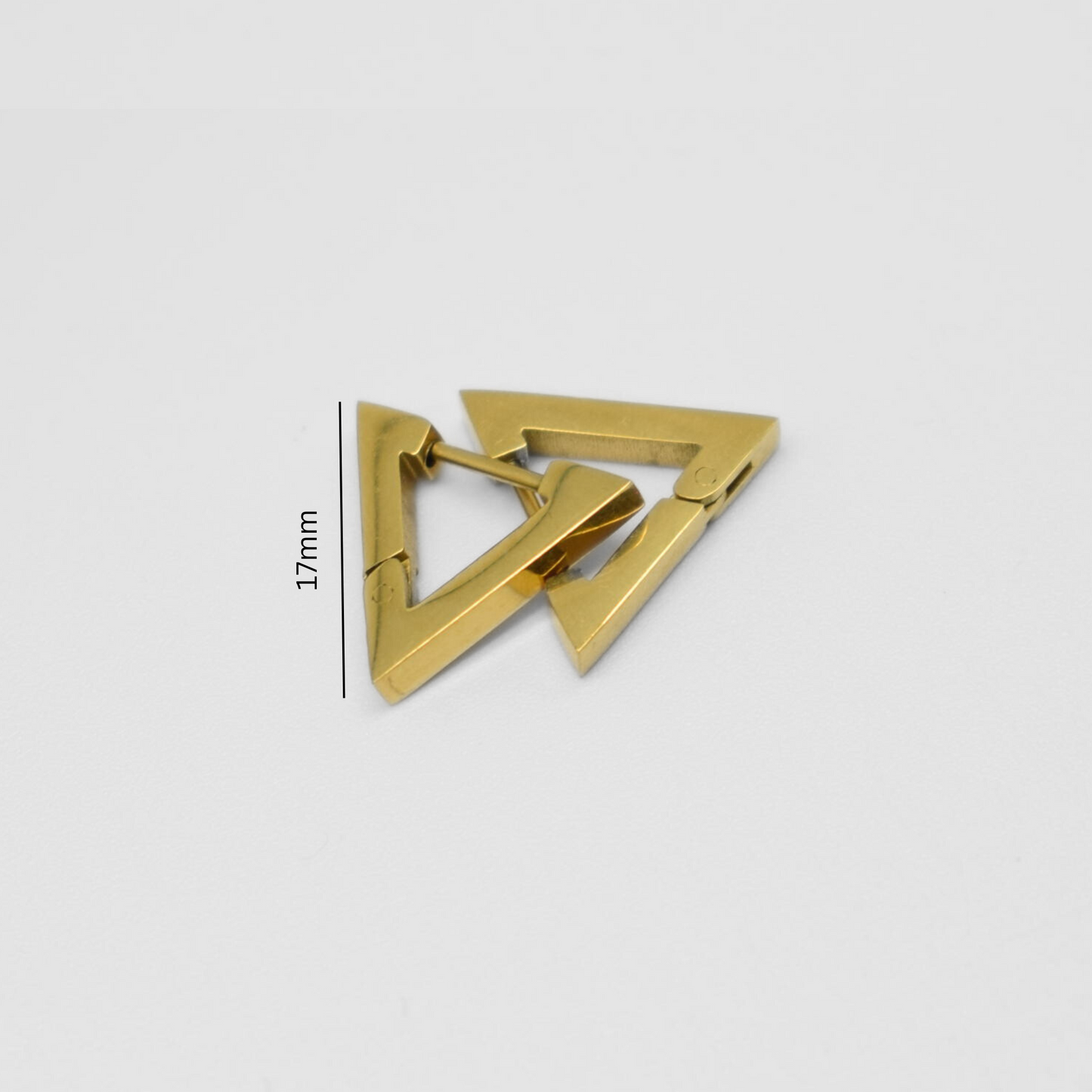 Triangle hoops - Gold - TheEarringCollective